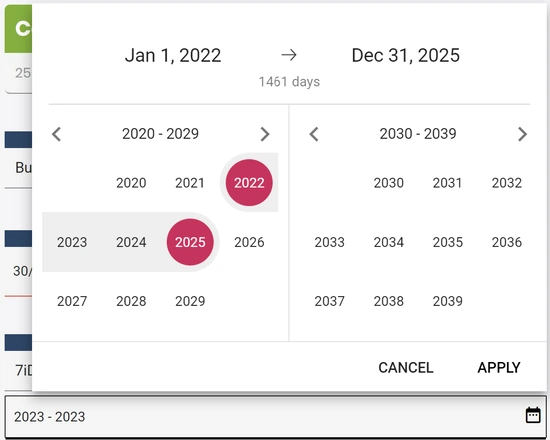 Sisense Datepicker